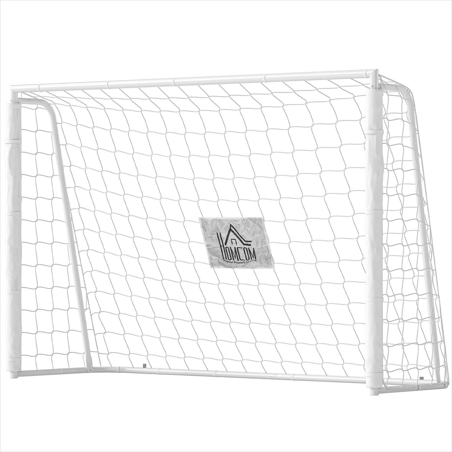 Fillet Structures Portería de football en métal et filet PE, structure stable pour jardin ...