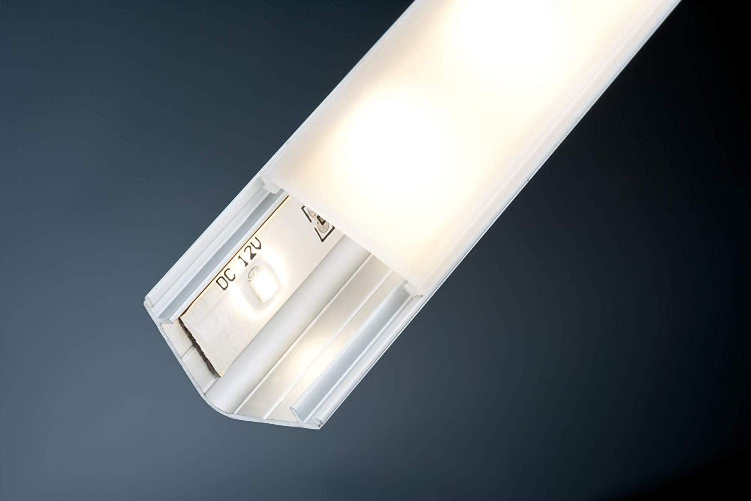 Profilé de strip LED Delta 2m Alu Satiné - 3