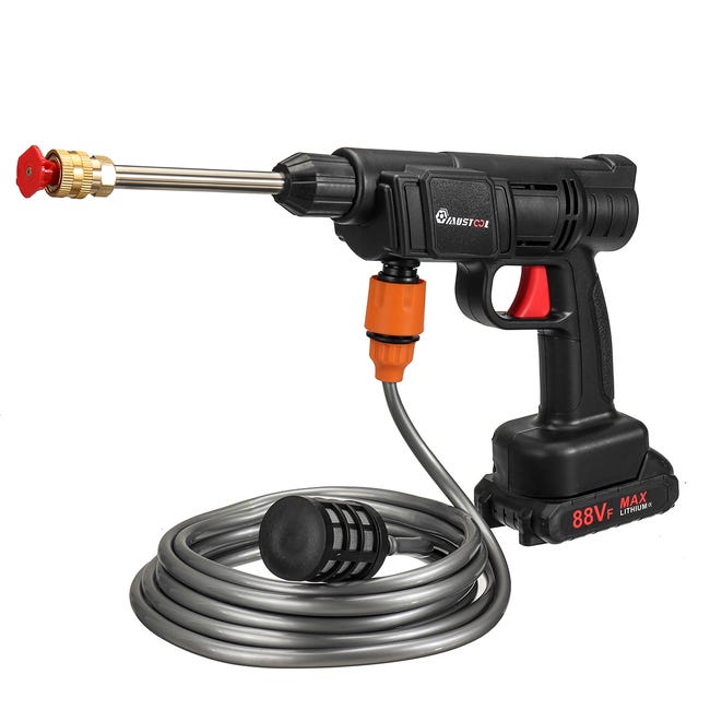 Idropulitrice Portatile A Batteria 260 PSI - Con 2 Batterie, Serbatoio Schiuma, Per Auto E Casa - Foto 11