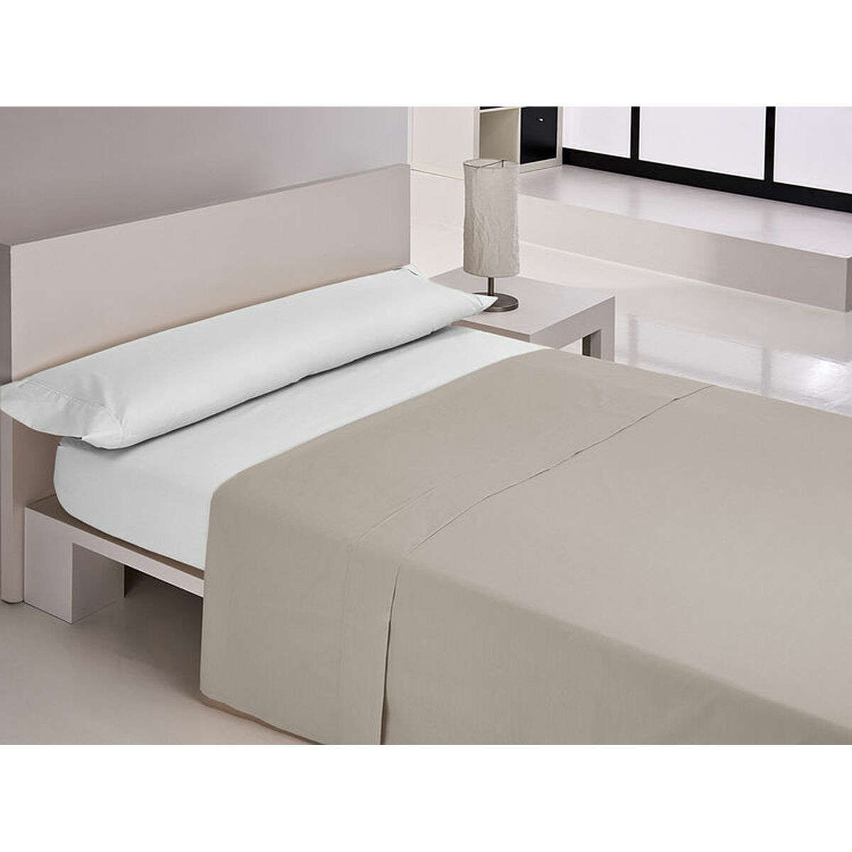 Sábana encimera happy home mix colors gris cama de 90
