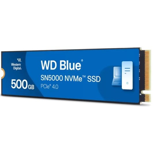 Mémoire SSD Western Digital Blue SN5000 500 Go M.2 PCI Express 4.0 NVMe 3D TLC NAND - 2