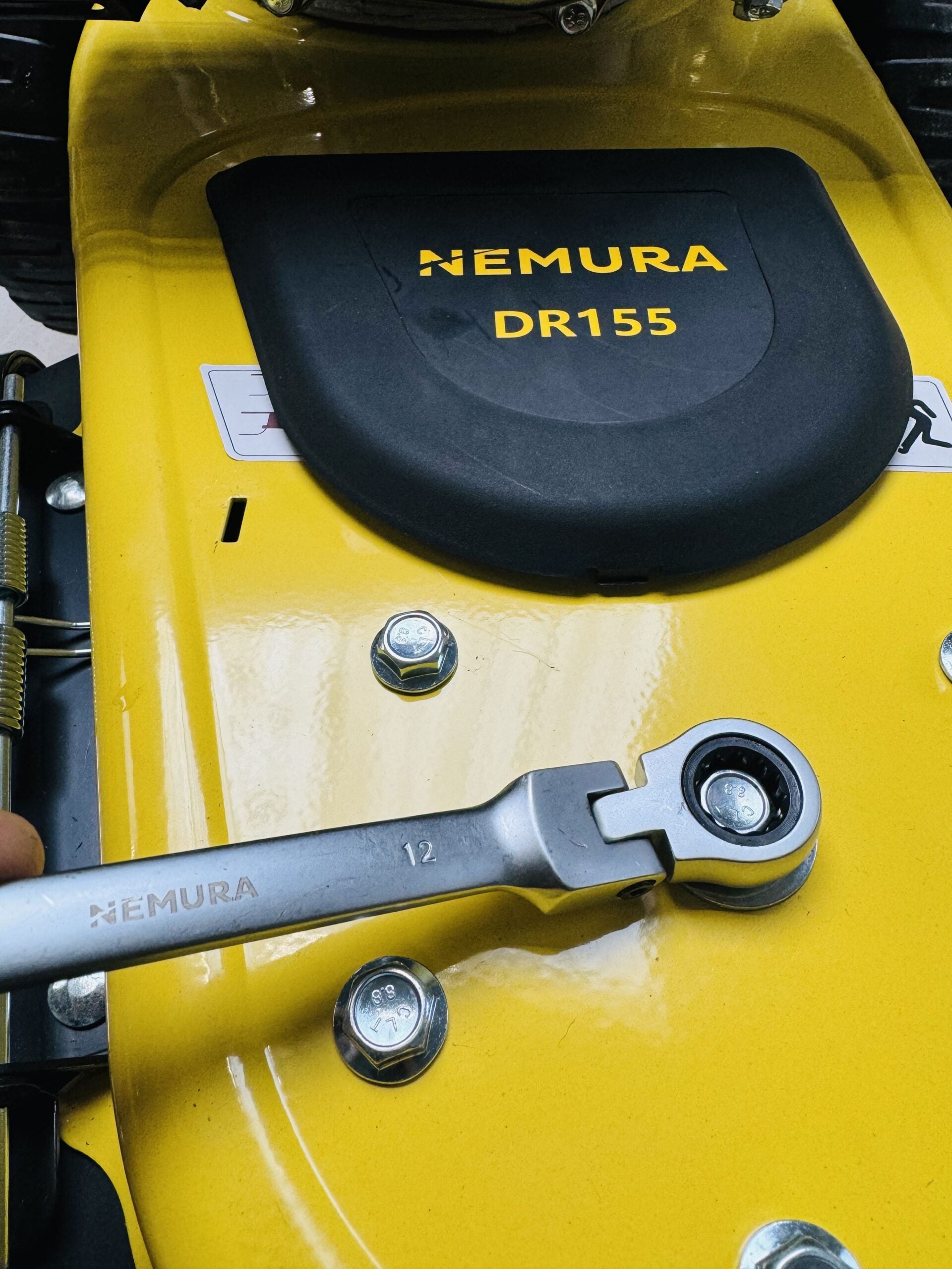 Nemura Coffret de 12 clés cliquet articulées 8-19mm - Acier Chrome Vanadium - Qualité Professionnelle -Marque Française - 4