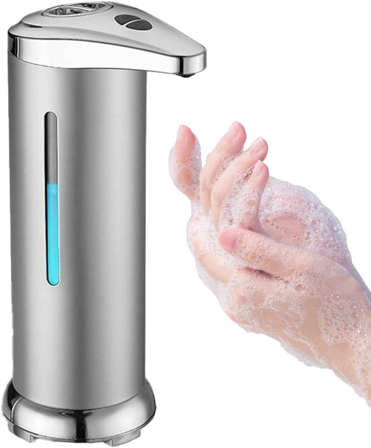 Distributeur De Savon Automatique Sans Contact Avec Support – Idéal Pour écoles Et Commerces