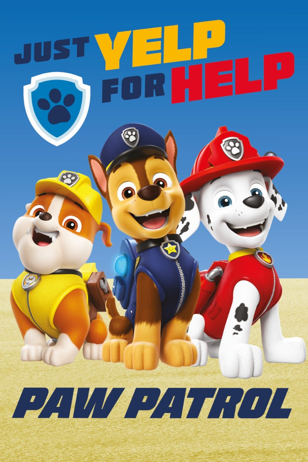 Paw Patrol Couverture Plaid 120x140cm En Polar Fleece Blanket Pup