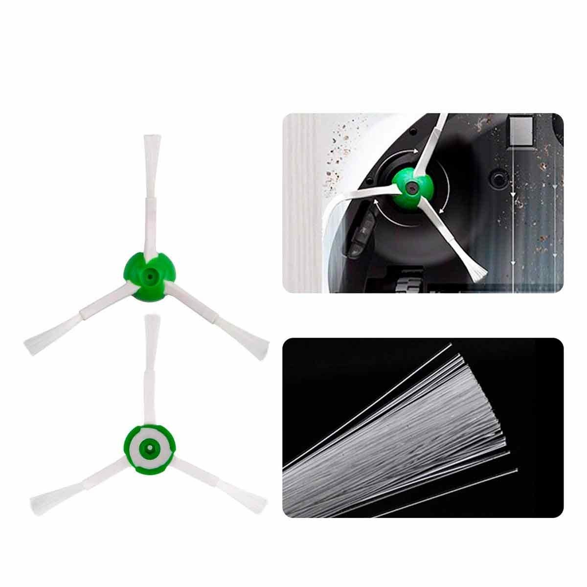 Pack de pièces de rechange ROOMBA SERIE E5 E6 i7 i7+ Filtres Brosses Rouleaux - 4