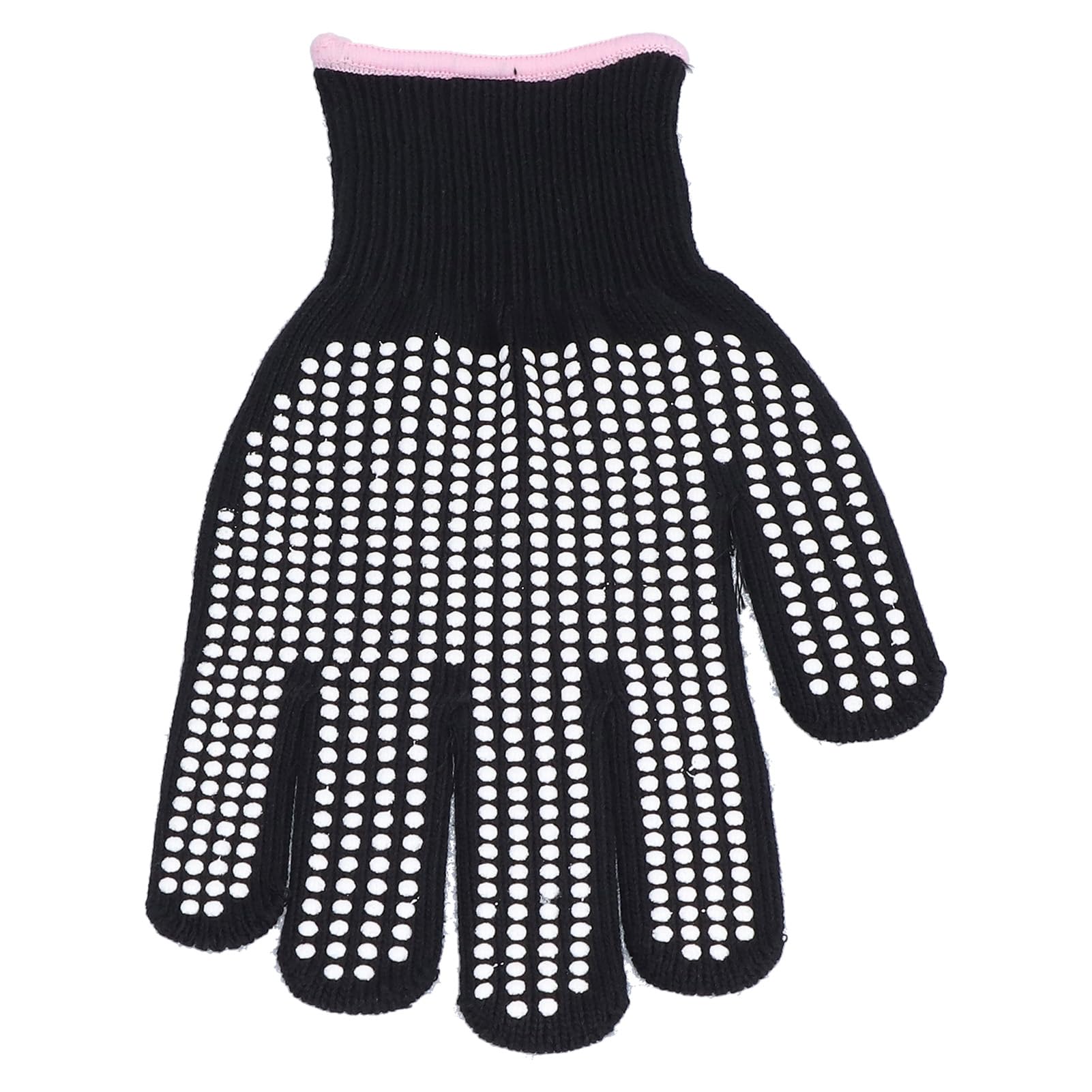 Lot de 4 gants résistants à la chaleur, mitaines anti-brûlures résistantes aux hautes températures avec bosses en silicone (bord en poudre de silicon - 4