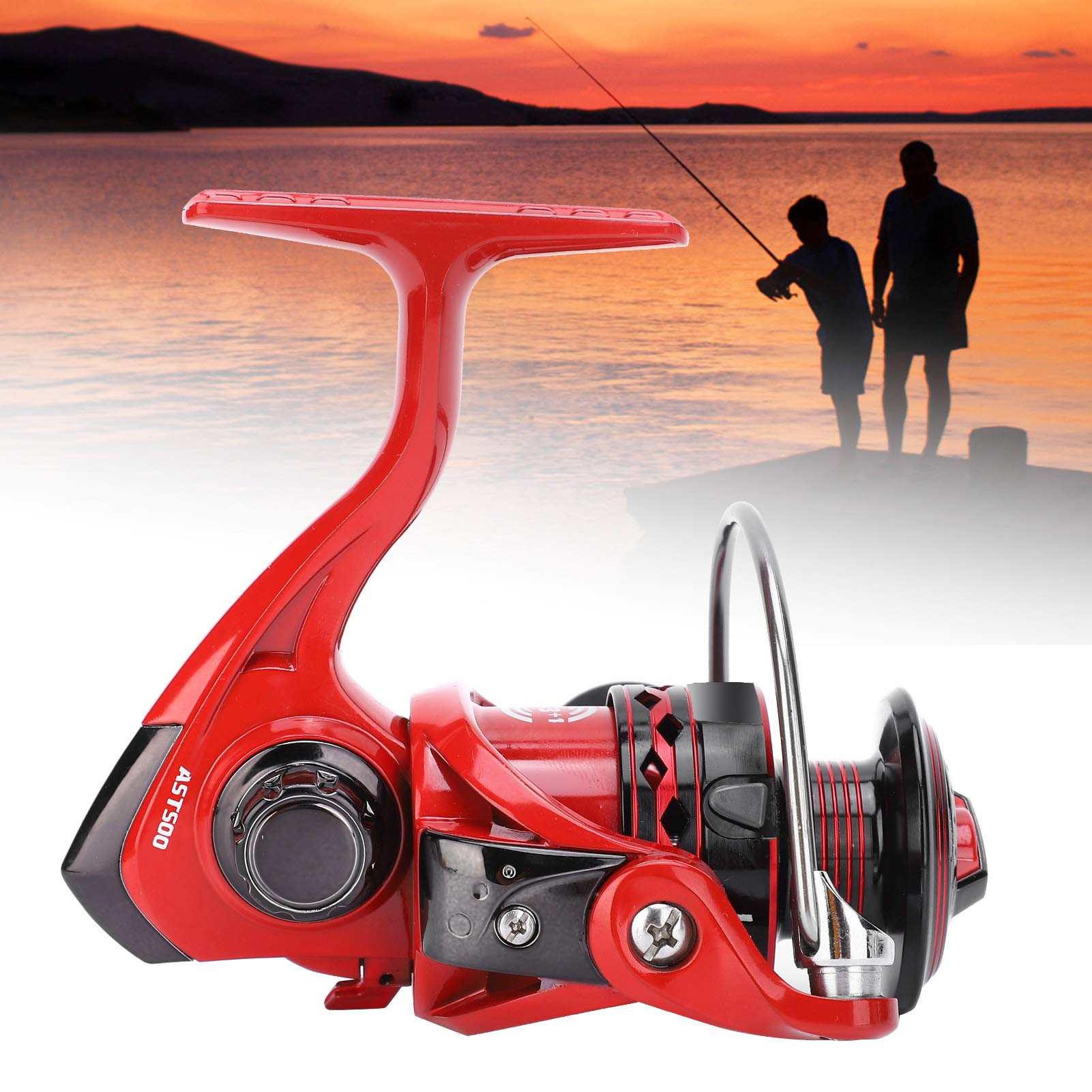 Mulinello 13+1BB 14 Cuscinetti Sinistra Destra Ruota Intercambiabile Accessorio Pesca (AST500) - 5