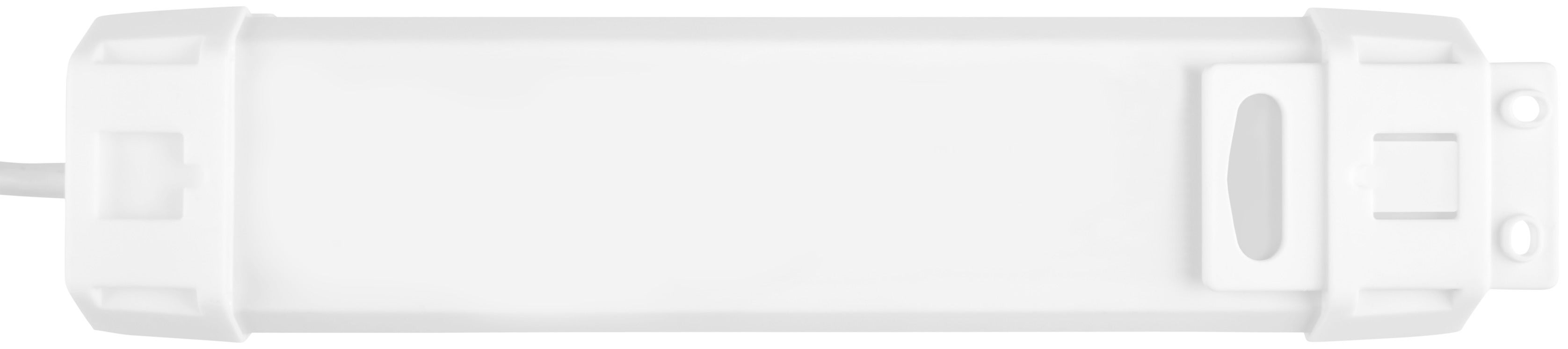 Multiprise Premium Plus avec interrupteur à voyant lumineux - H05VV-F 3G1,5 6 PRISES / 3m - Blanc - 3