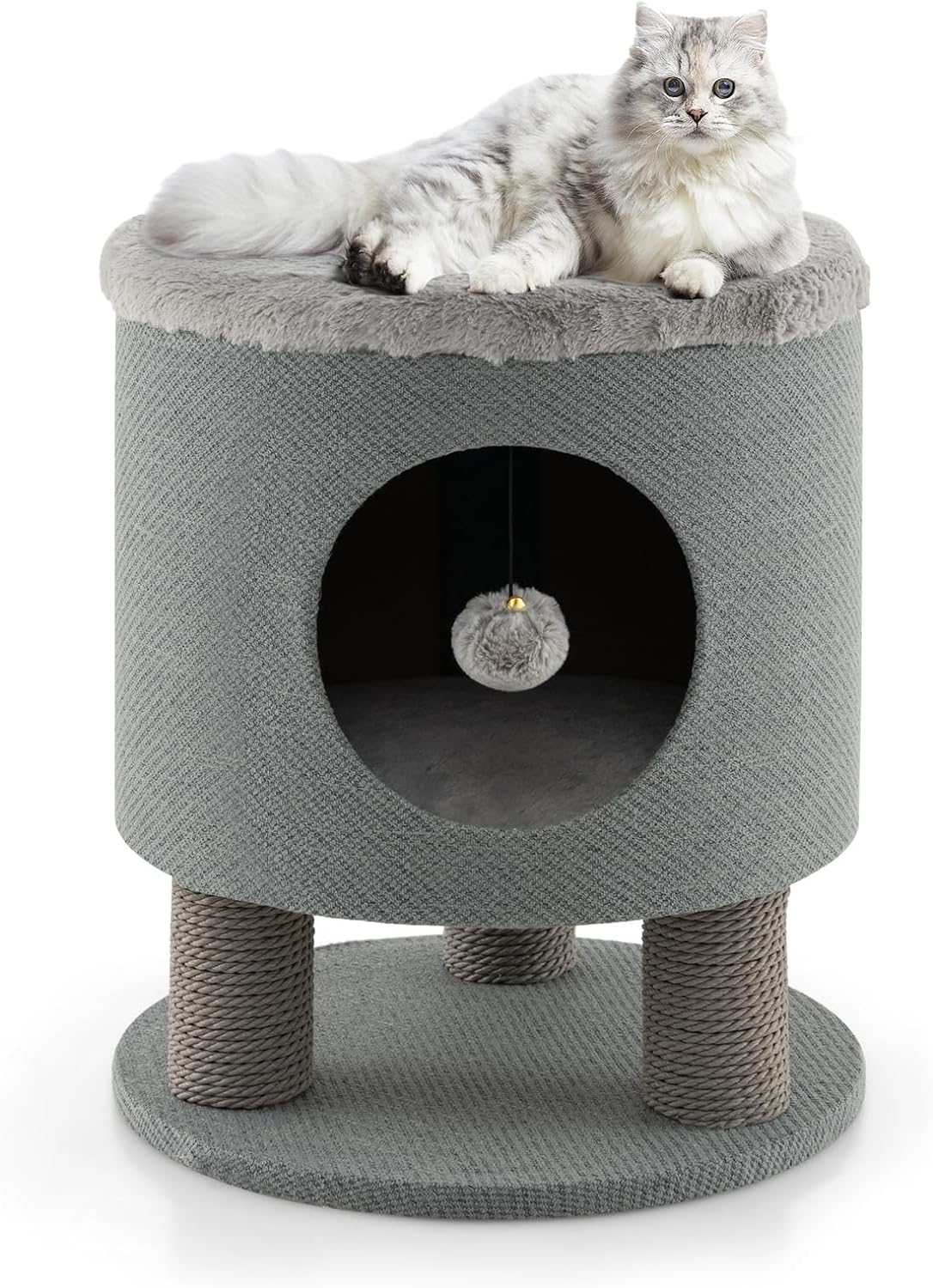 Cuccia Natalizia Per Gatti E Cani Piccoli – Slitta In Peluche Morbida, Calda E Lavabile, Ideale Per Interno/Esterno, Viaggio, Auto E Campeggio – Regalo Festivo Per Il Tuo Amico A Quattro Zampe