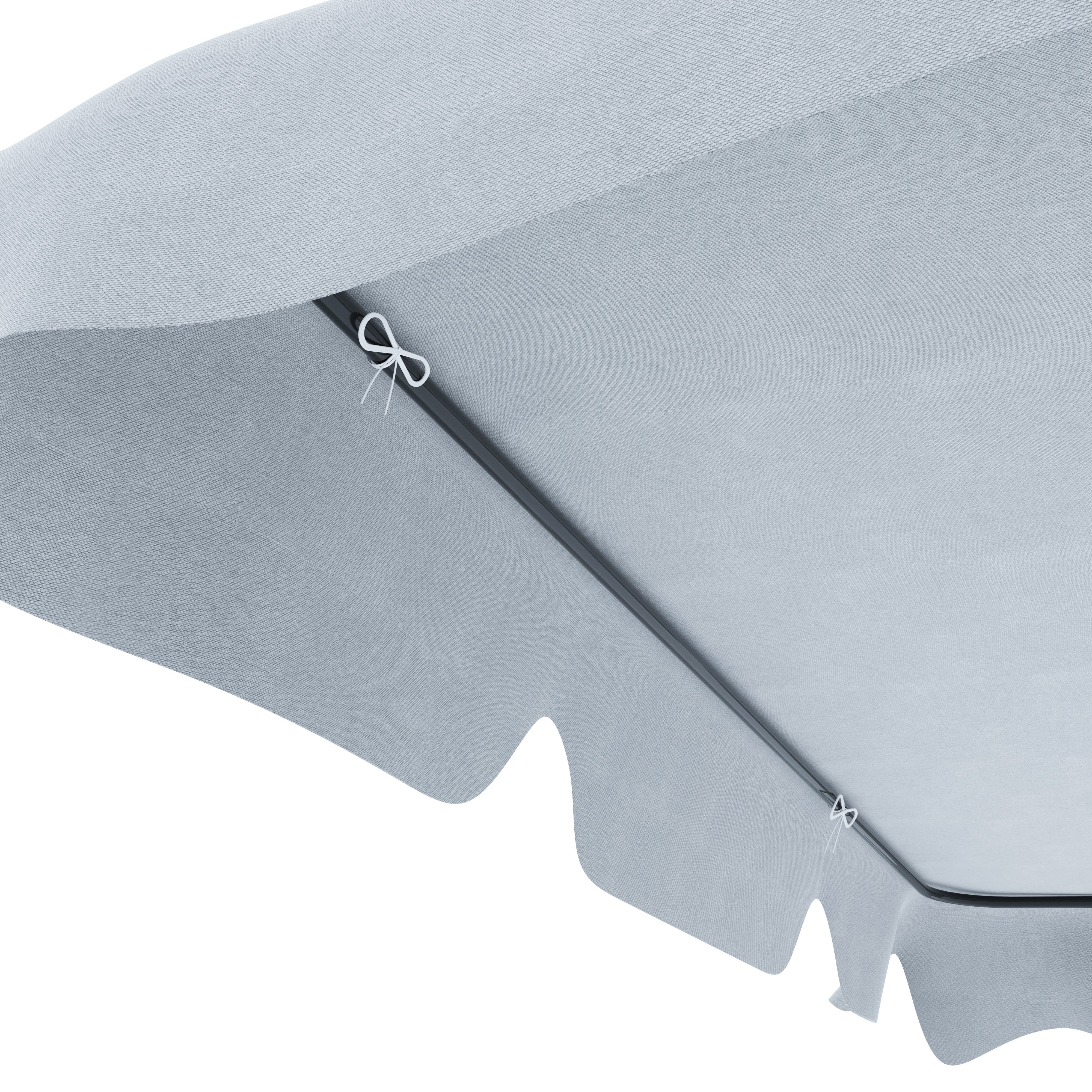 Dondolo 3 Posti Algarve Con Tettuccio Parasole Regolabile Cuscini Imbottiti Struttura Robusta In Acciaio Da Giardino 170 x 110 x 153 cm Grigio - 5