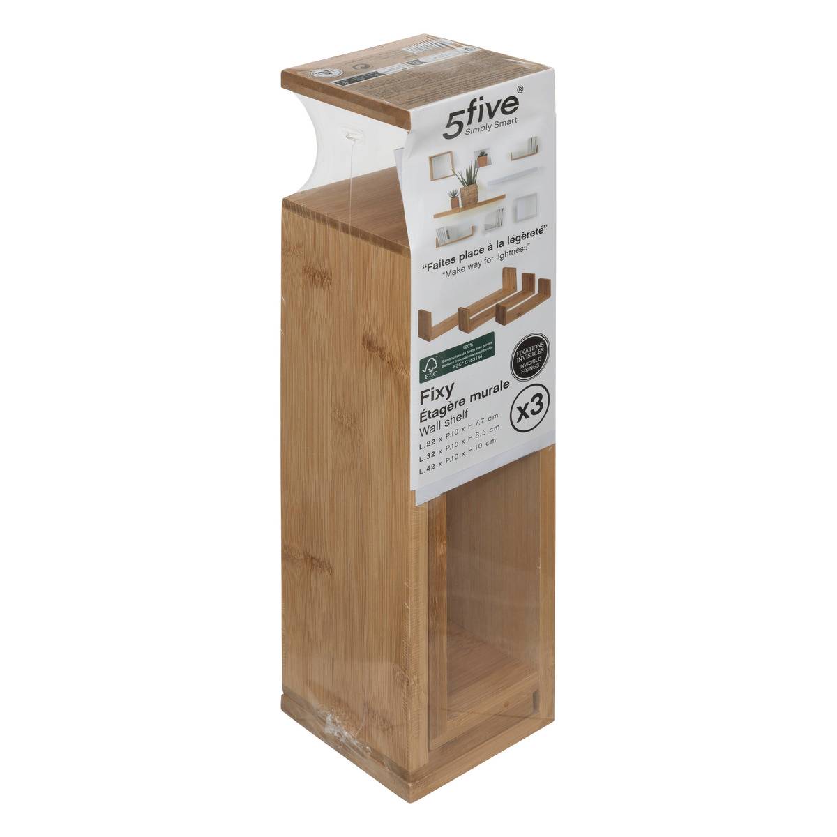 3 étagères murales 