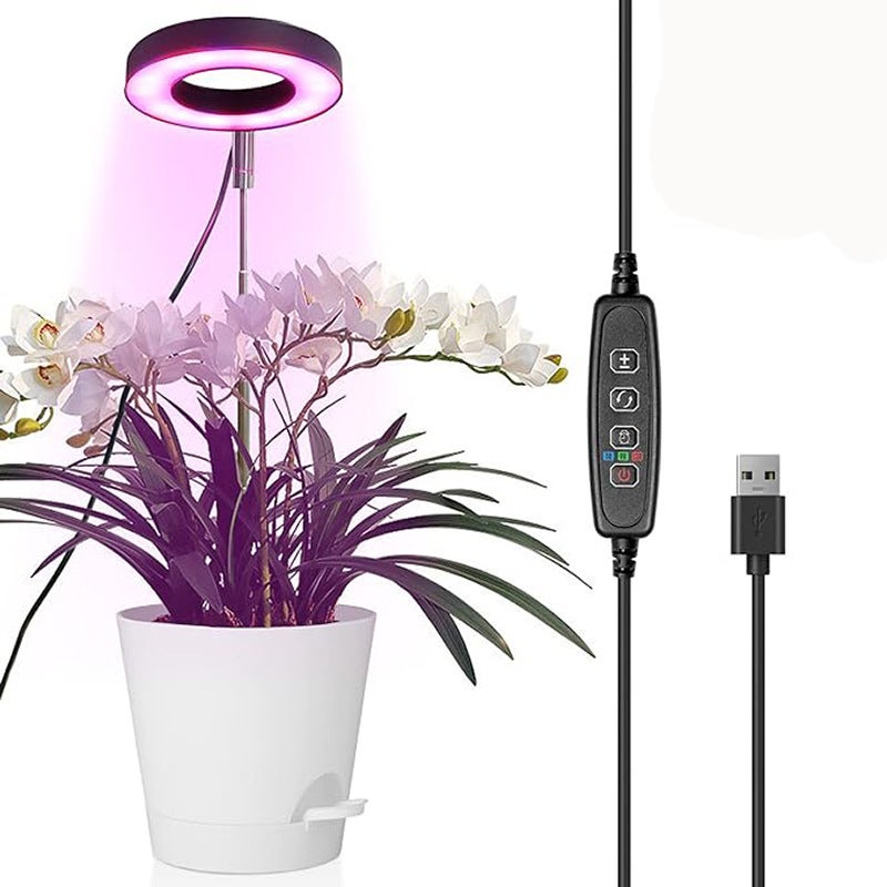Lampa ogrodnicza LED do roślin, czerwona, niebieska i biała, lampa do uprawy roślin LED 45 W, 256 diod LED, pełne spektrum, hydroponiczna lampa do upr