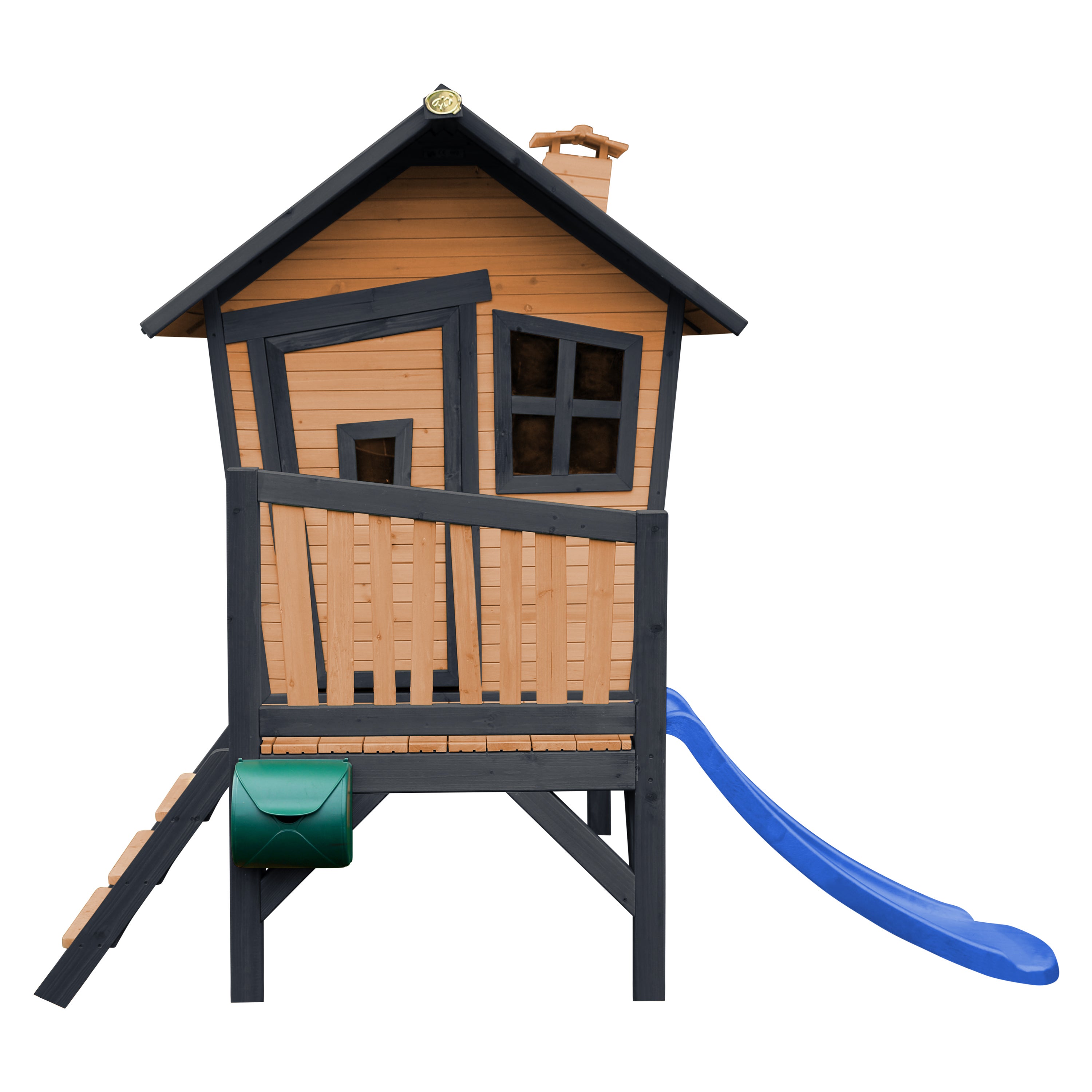 Wickey Parque infantil de madera Smart Ocean con columpio y tobogán Wickey Parque infantil de madera Smart Ocean con columpio y tobogán