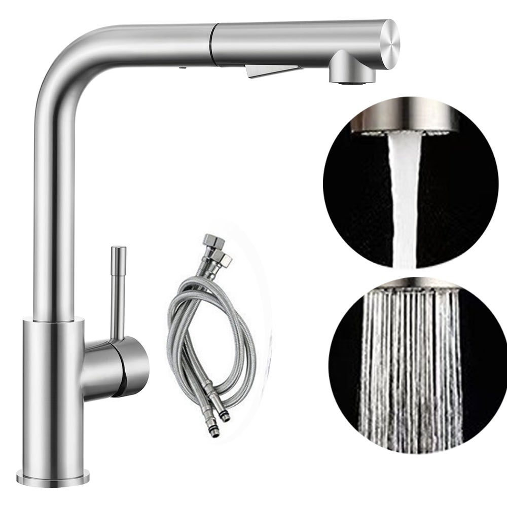 Grifo de cocina con rociador extraíble,grifo mezclador de cocina