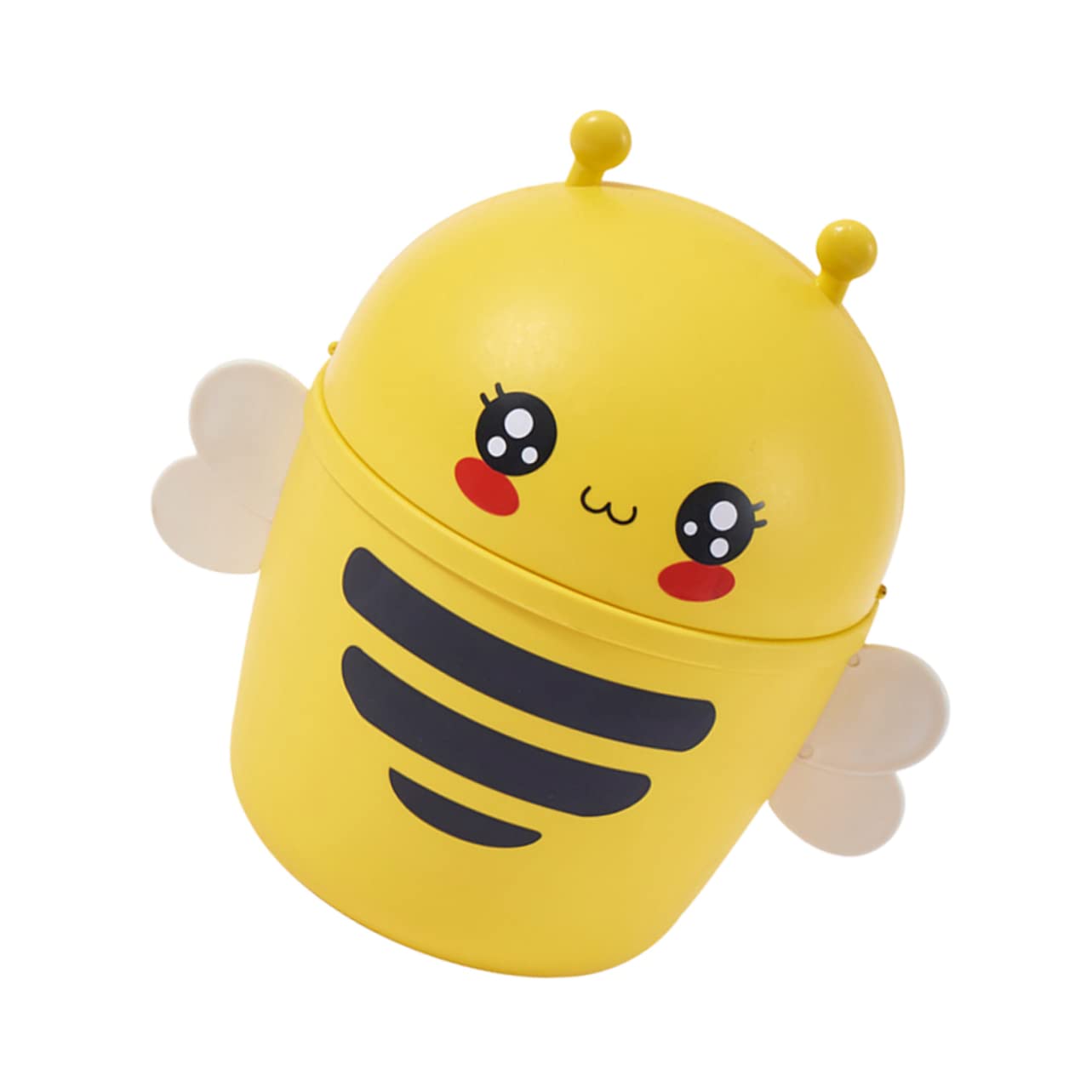 Szt. Mini kosz na śmieci w kształcie pszczoły, mały kosz na śmieci na biurko, kosz na śmieci do samochodu, żelazny kosz na śmieci, Kawaii mini kosz na