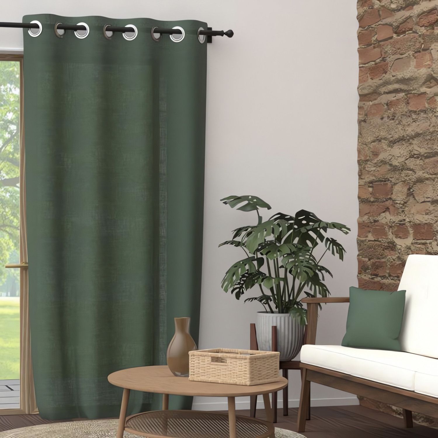 Rideau à Oeillets Pur Coton 135x250 Cm Panama Kaki Par Soleil D Ocre Leroy Merlin Rideau à Oeillets Pur Coton 135x250 Cm Panama Kaki Par Soleil D Ocre Leroy Merlin