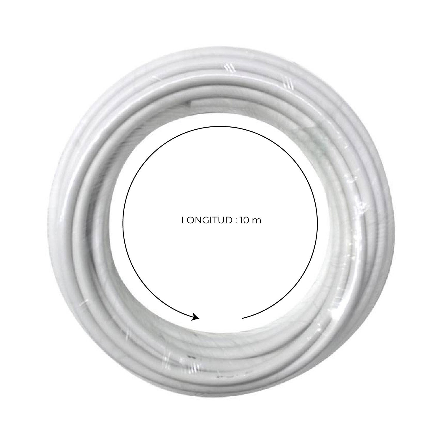 Câble Textile H05VV-F 3G1,5mm² – Noir, 10 Mètres, Pour Installation électrique