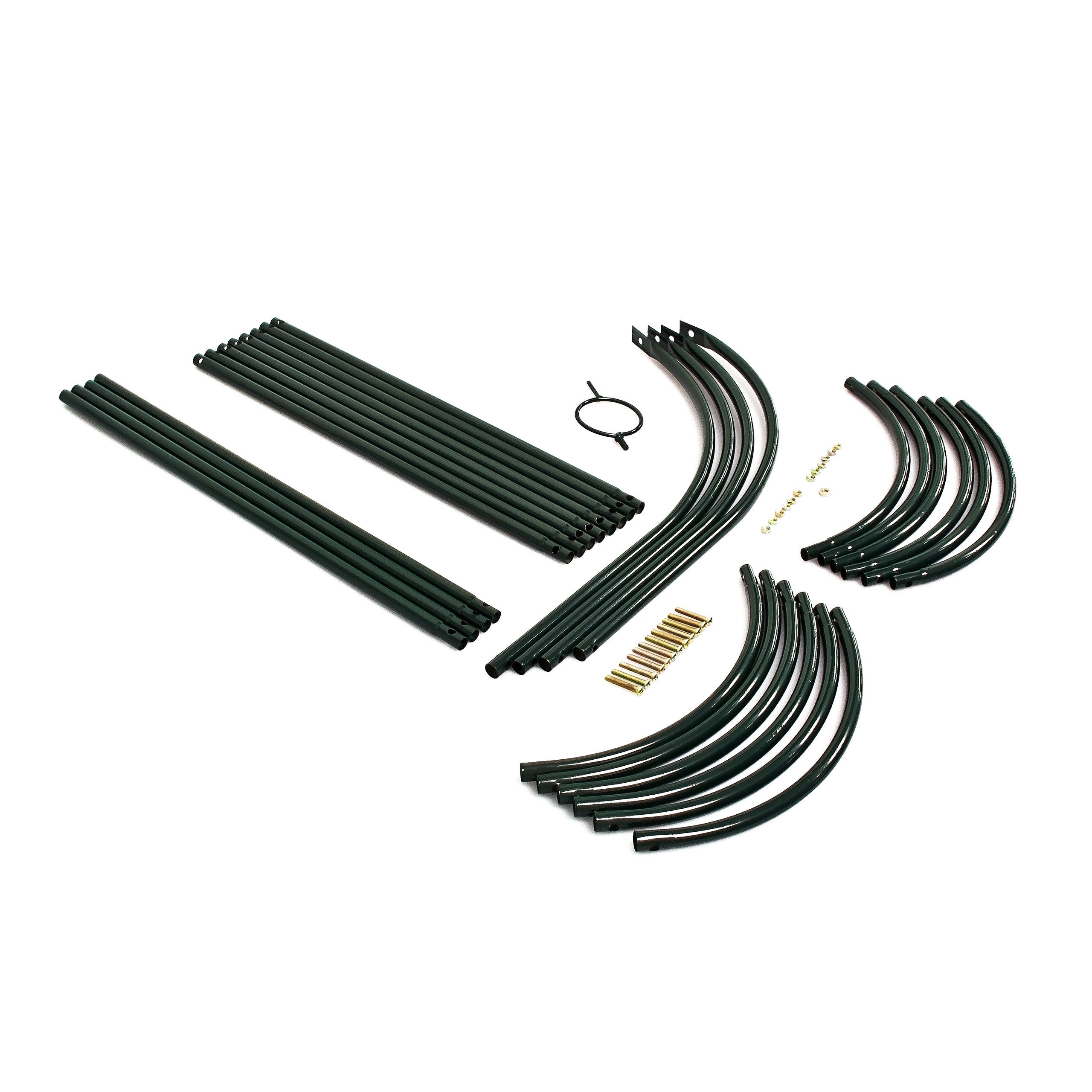 Relaxdays Obélisque tuteur, plantes grimpantes, rosiers arcade, arceau roses, arche jardin, métal 190 cm, vert - 8