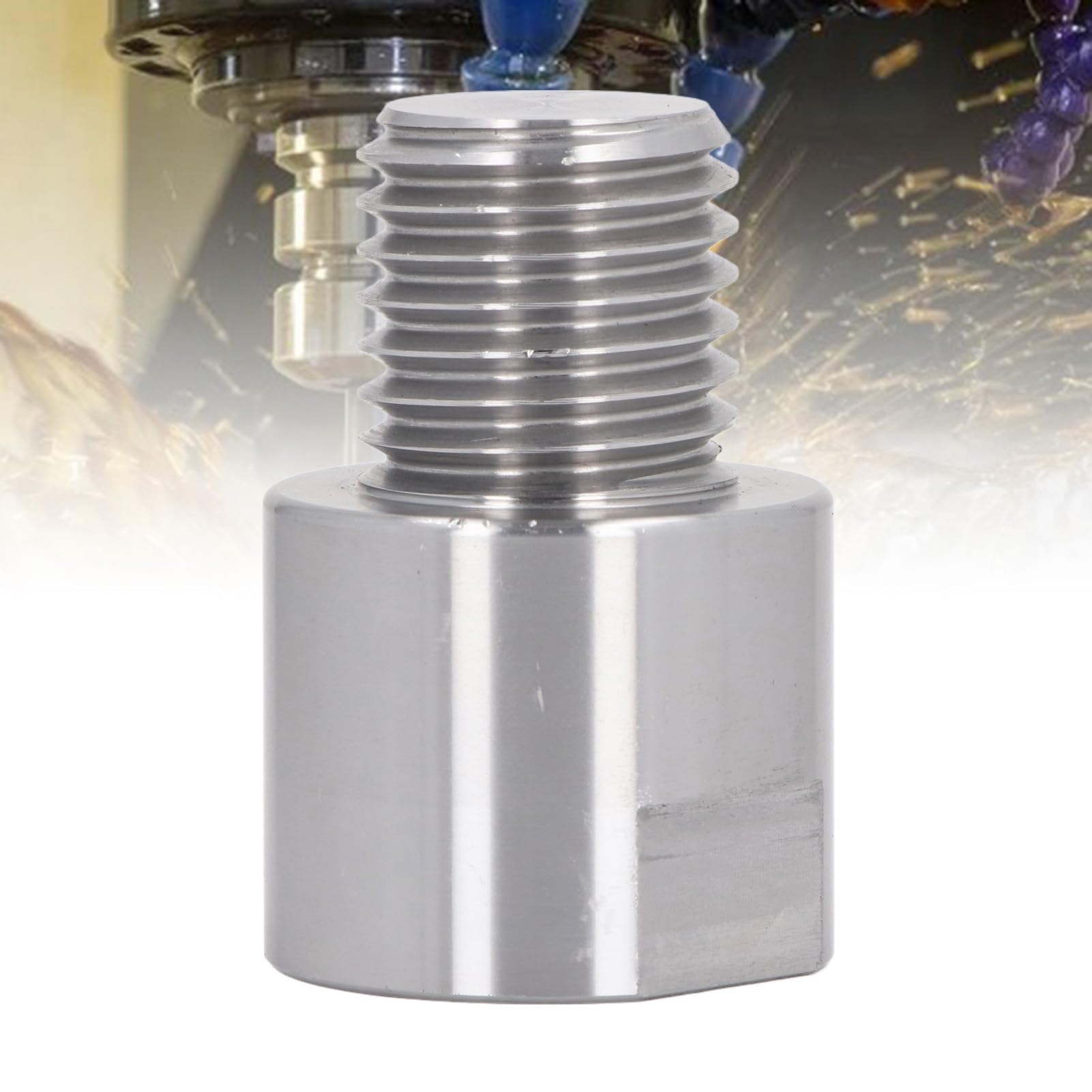 Adaptador Husillo Torno – Convierte Rosca Shopsmith 5/8″ A 1″-8 TPI Para Mandriles Y Plato De Lijar