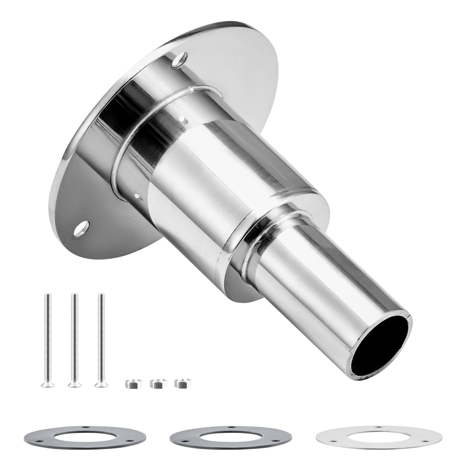 Przelotowy adapter wydechu VEVOR 0,94 cala, stal nierdzewna 316, do ogrzewania diesel