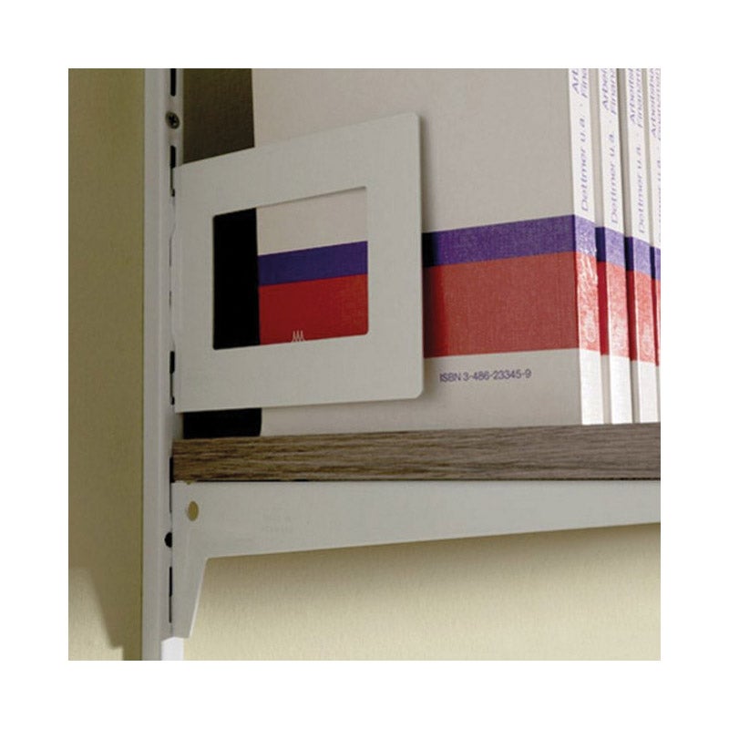 Console serre livres - Décor : Blanc - RAL : 9003 - ELEMENT SYSTEM - 2