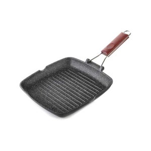 Bistecchiera Dieta Grill Excelsa In Ghisa - Rettangolare, Antiaderente, Con Manico Pieghevole - Foto 13