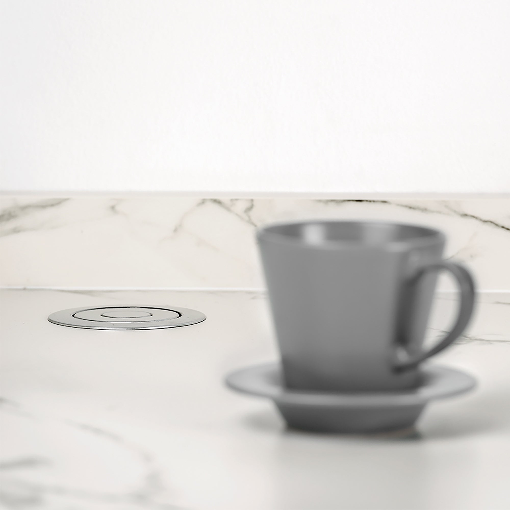 Emuca Multiconector extraível Vertikal, EU, Pintado alumínio, Plástico e Alumínio - 3