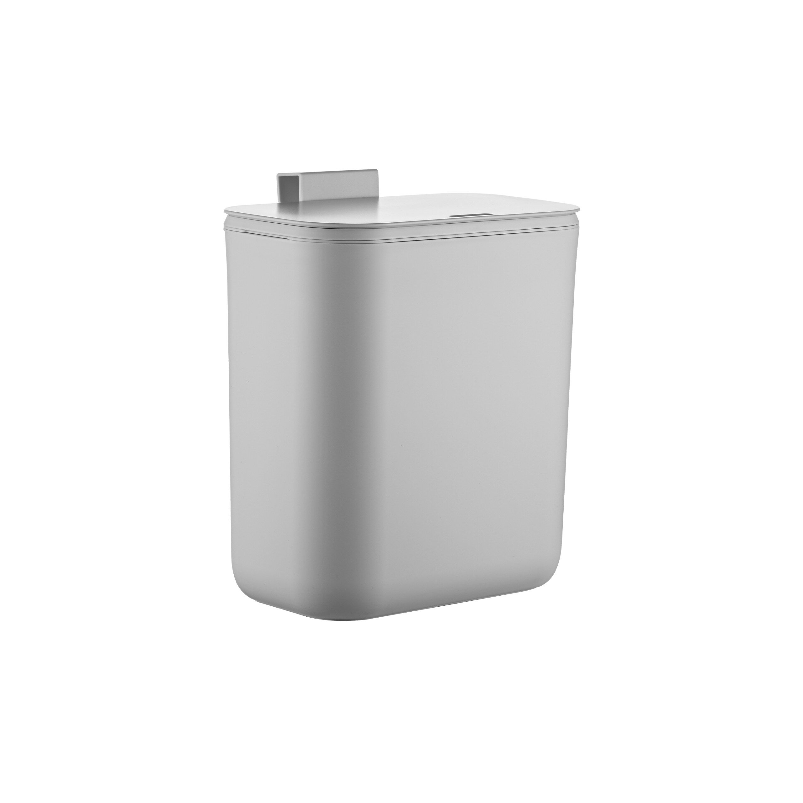 Relaxdays Poubelle de cuisine, 9 L, poubelle à compost suspendue, pour déchets organiques et