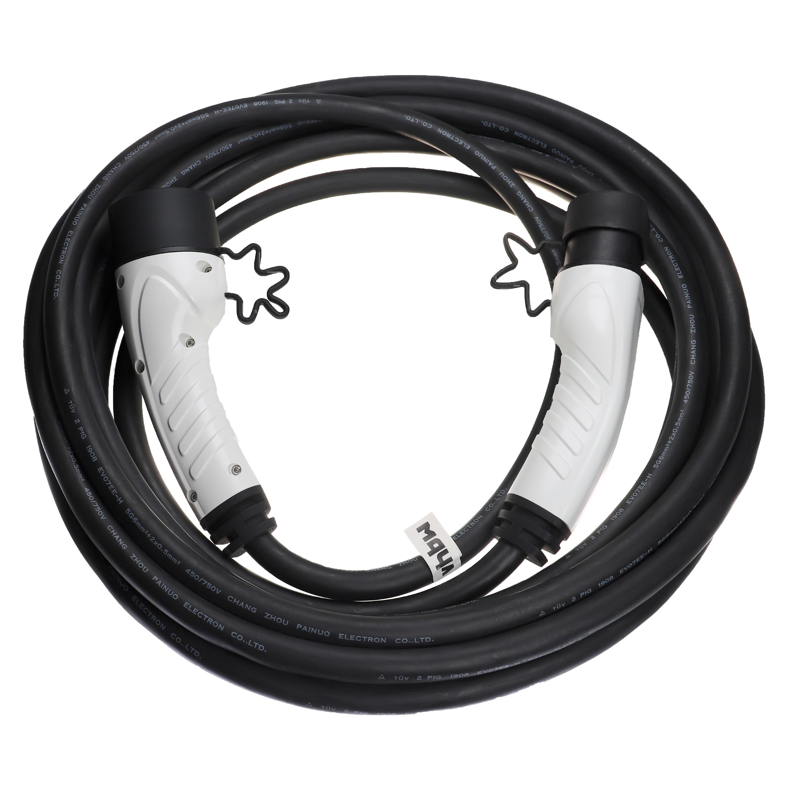 AWESAFE - Ev Charger, Cavo Ricarica Auto Elettrica Tipo 2 Con Spina Schuko, Caricatore Tipo 2 3