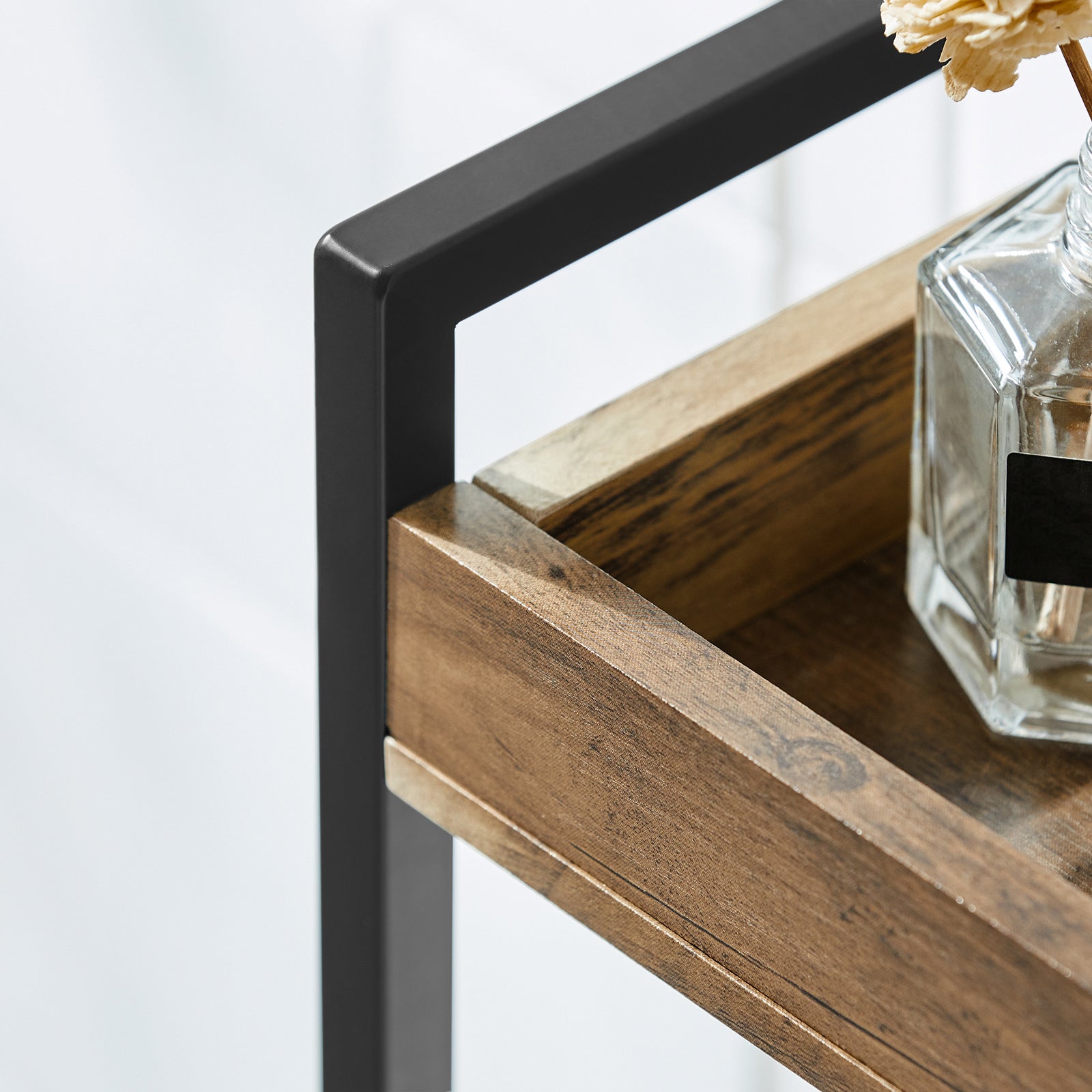 SoBuy Tour de Rangement Etagère de Stockage Etagère de Cuisine Salle de Bain avec 3 étages, FRG226-F - 7