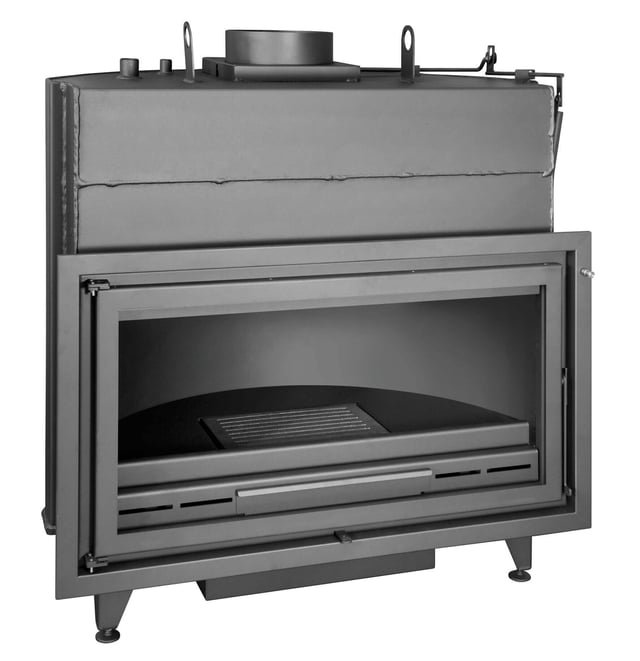 Caldaia a Legna per Sistema di Riscaldamento Centralizzato. Idrostufa a Legna per Radiatori. (H110)