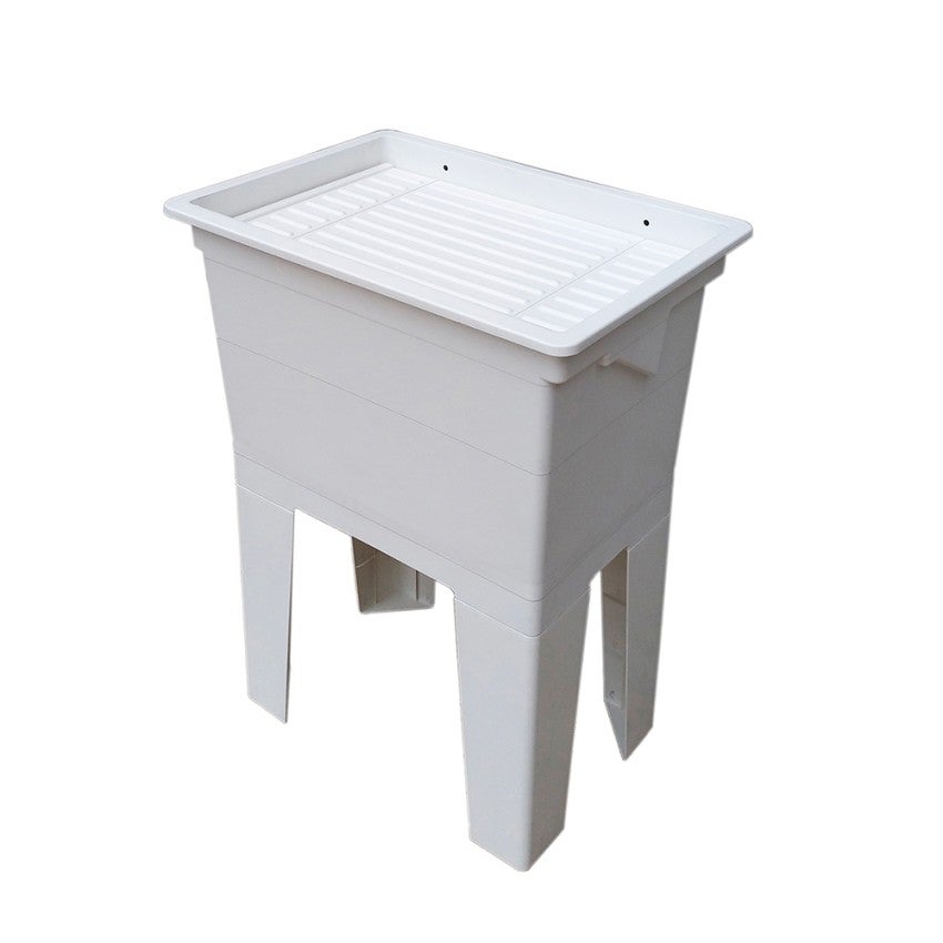 Lavoire monobloc extérieur avec planche 59x41x75cm Jo - 4
