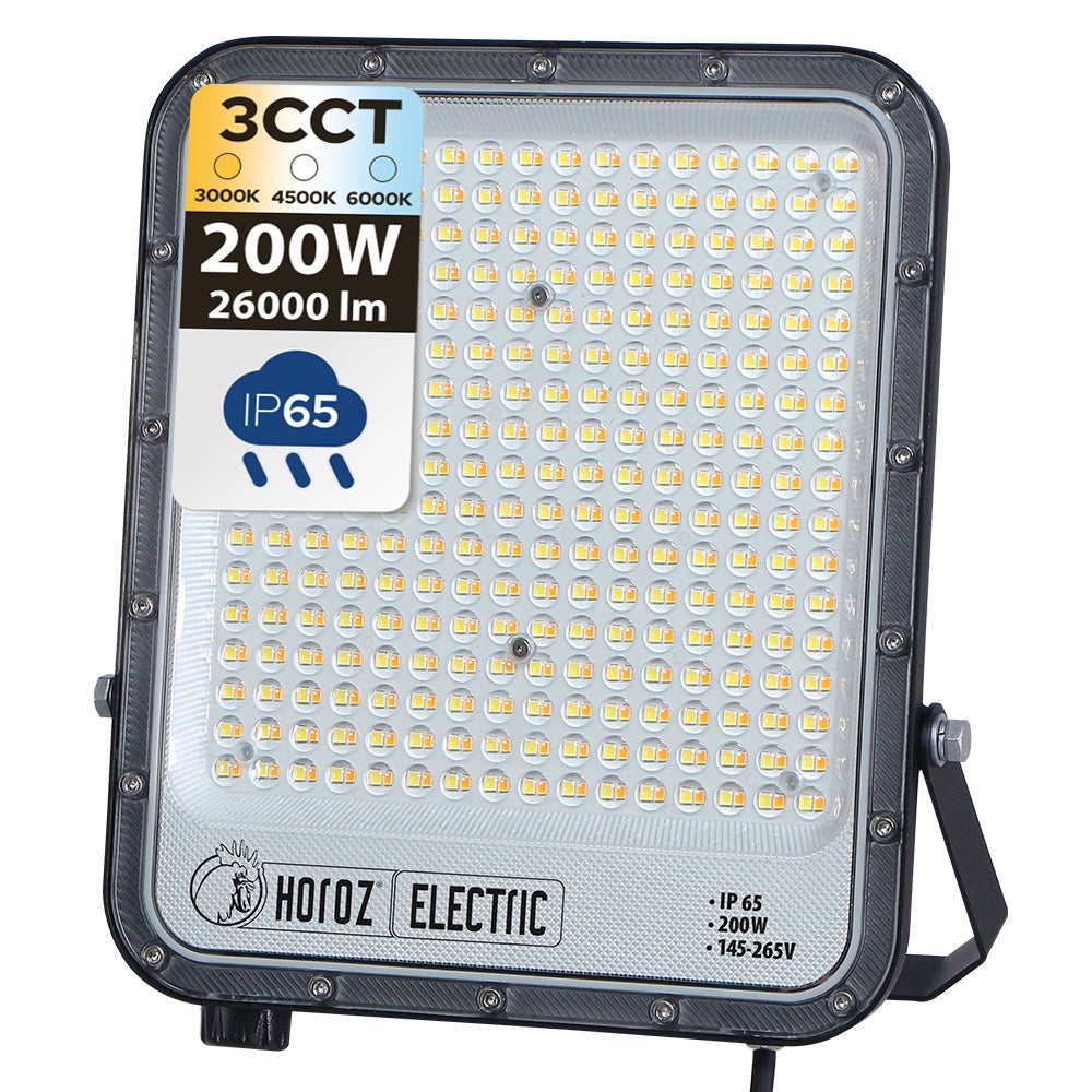 Naświetlacz LED 200W 3CCT 26000lm IP65 145-265V PALLAS HOROZ