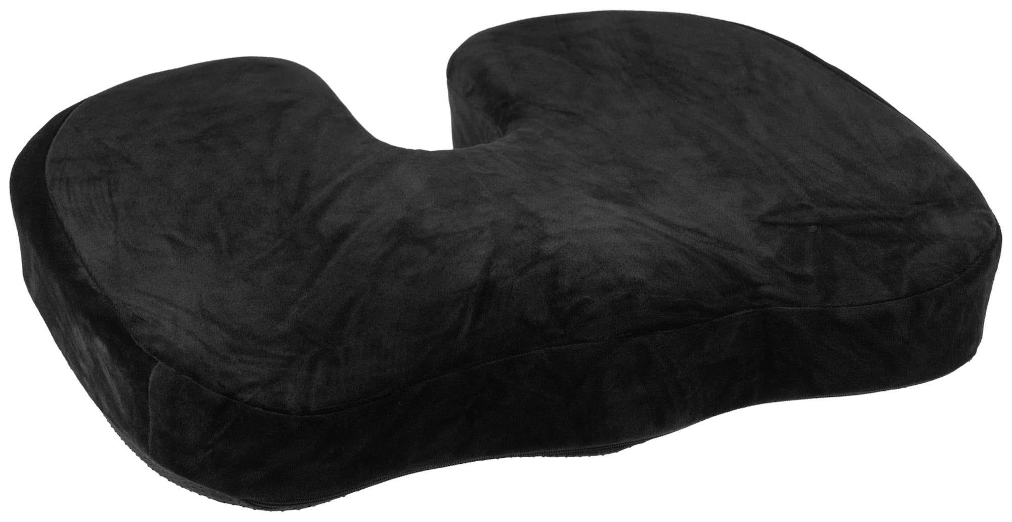 Coussin d’assise ergonomique noir 46 × 36 × 7 cm gel rafraîchissant — free download