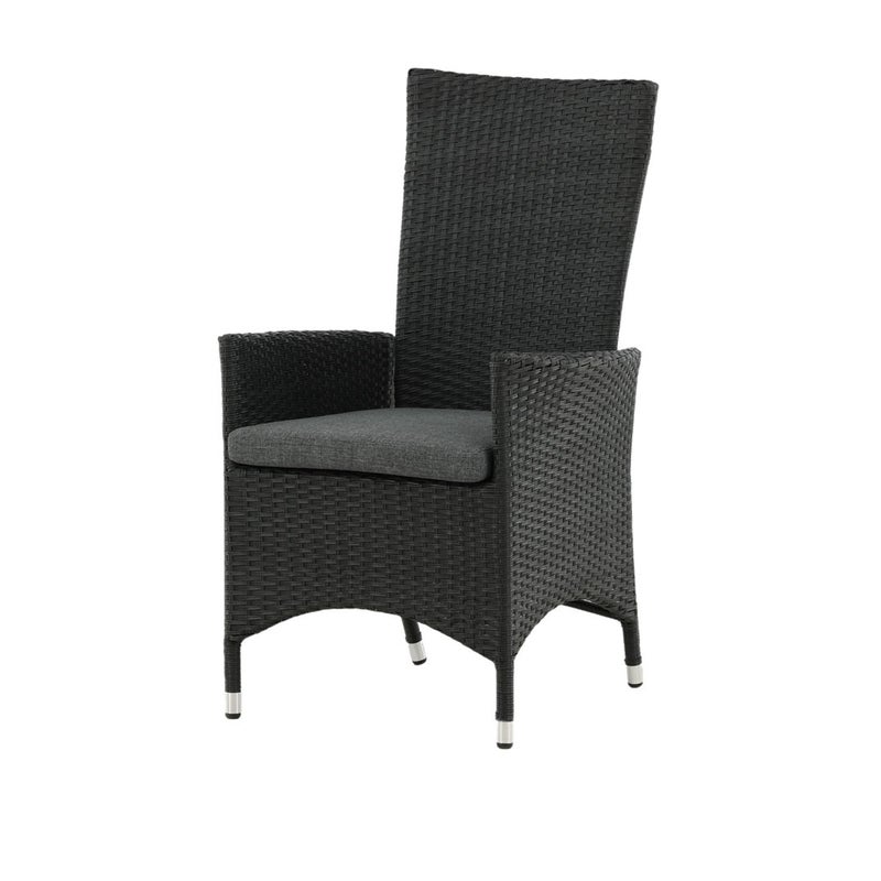 Padova Krzesło ogrodowe czarny.