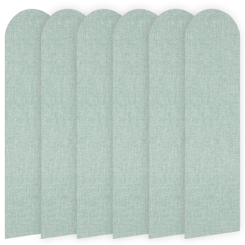 Zestaw 12 paneli ściennych 3D, 60 x 15 cm - Okładzina ścienna z pianki XPE - Samoprzylepny panel ścienny - Poduszka ścienna antykolizyjna - Zielony