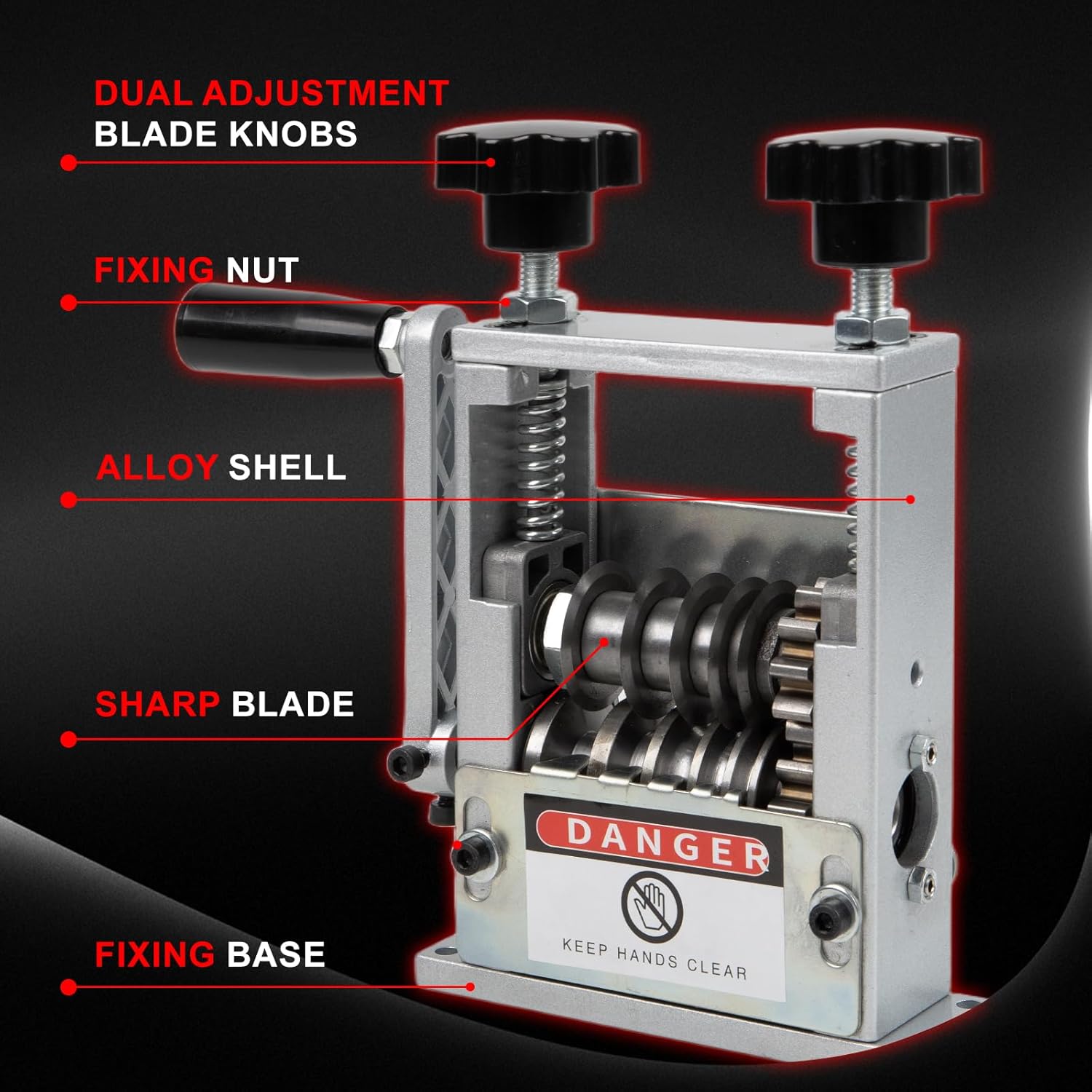 Machine à Dénuder le Cuivre Manuelle avec 6 Canaux et 5 Lames, Denudeur Cable pour Câble de 3 à 17 mm - 7