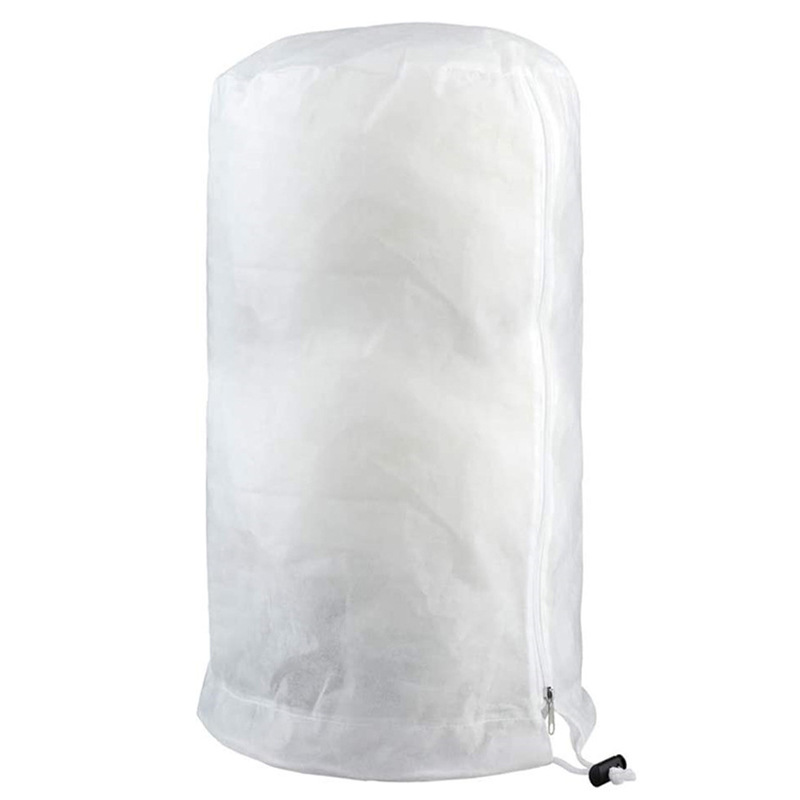 Zimowa osłona roślin, wielokrotnego użytku, mrozoodporna torba zewnętrzna, regulowany pokrowiec z zamkiem błyskawicznym, odpowiednia do kwiatów