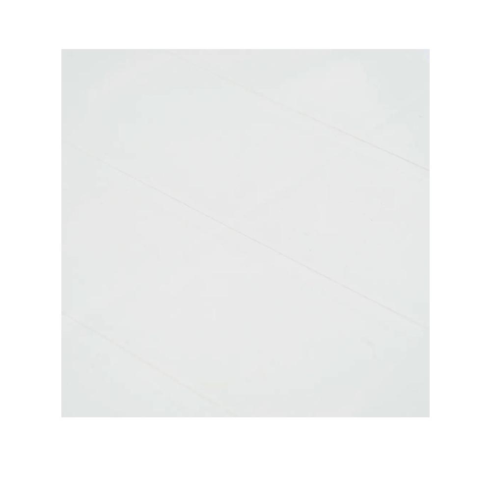Stół ogrodowy vidaXL Biały plastik odporny 150x90x72 cm efekt rattanu