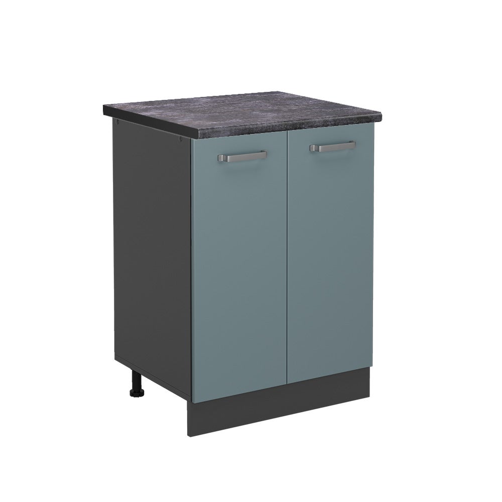 Vicco Szafki kuchenne R-Line, Niebiesko-szary, 60 cm , BP Antracyt