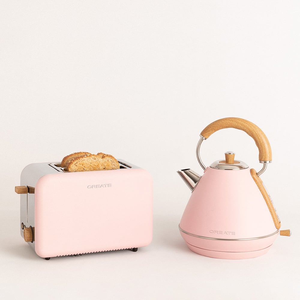 Kettle Retro L-Bouilloire Électrique 1.7L Blanc Cassé-Ébullition Rapide