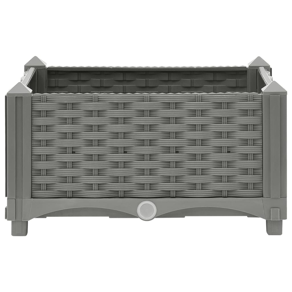 Jardinière，Bac à fleurs 40x40x23 cm Polypropylène CWV54006 - 4