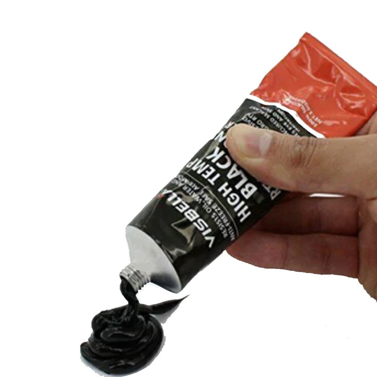 SELLADOR DE SILICONA NEGRA EN PASTA NEGRA PARA ALTAS TEMPERATURAS RTV PARA AUTOS Y MOTOCICLETA - 2