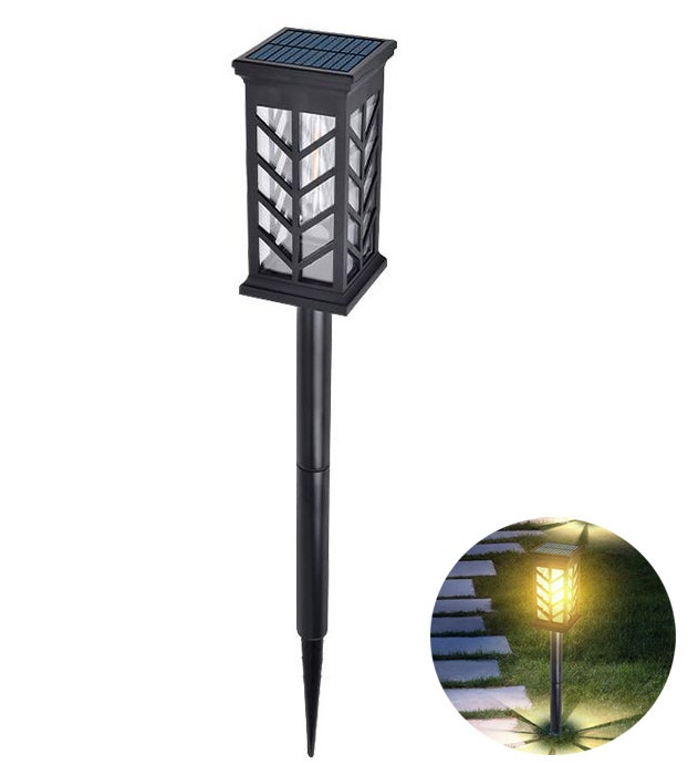 Solarna lampa ogrodowa (zestaw 1), do wbudowania w ziemię, odporna na deszcz, z inteligentnym sterowaniem oświetleniem, na taras (ciepłe światło)