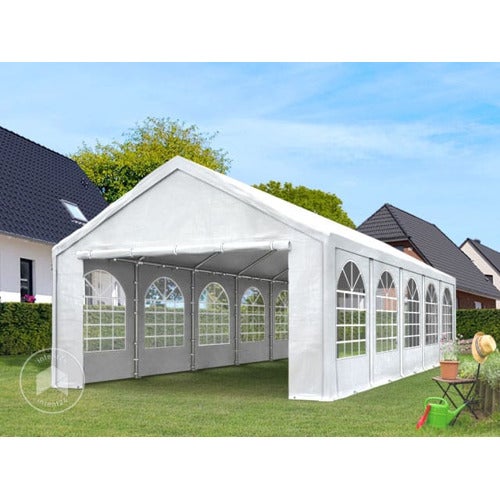 5x10 m Carpa para fiestas, PE 450, blanco - 2