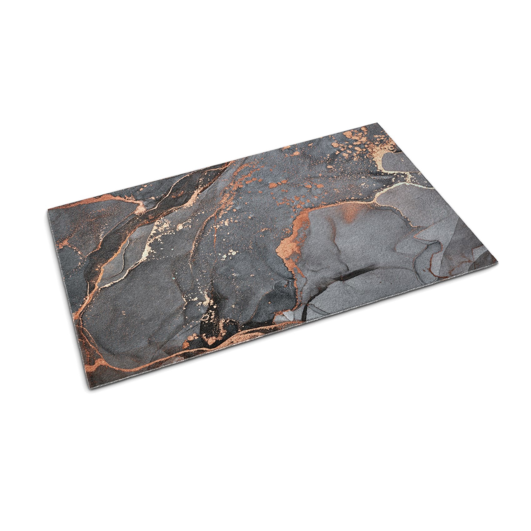 Wycieraczka zewnętrzna pod drzwi wejściowe 90x60 cm- Tulup - Szary marmur