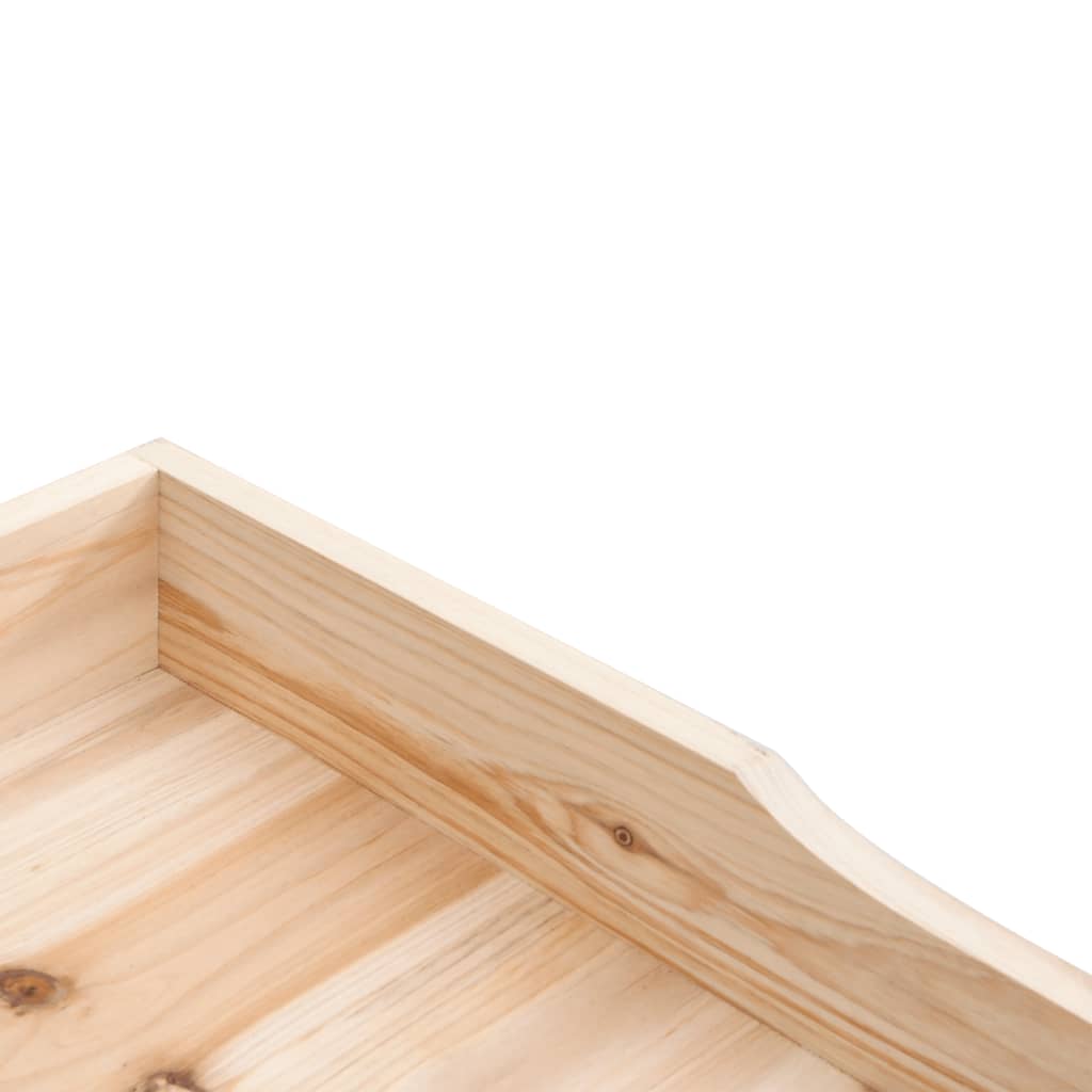 Table à plantes avec étagère en bois de sapin massif 78x38x82,5 cm - COMFORTXL - 7