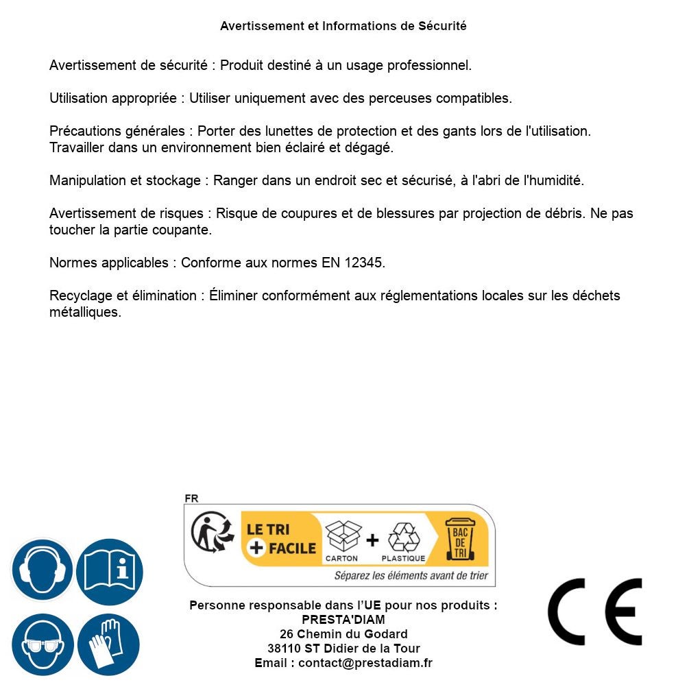 Trépan Diamanté à Eau D.65 x Ht. 35 mm x Q.Cylindrique - Scie Cloche Professionnel pour Carrelage - Diamwood - 2