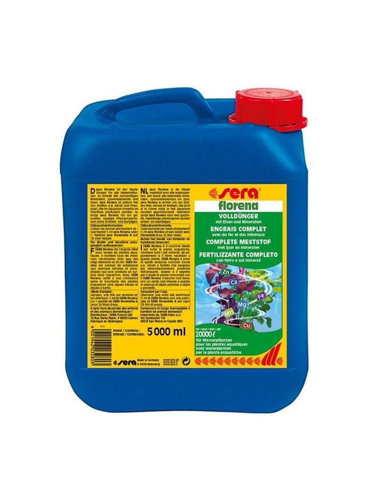 Akváriumi növénytáp Sera Florena 500ml-2000l vízhez - Koi Mánia