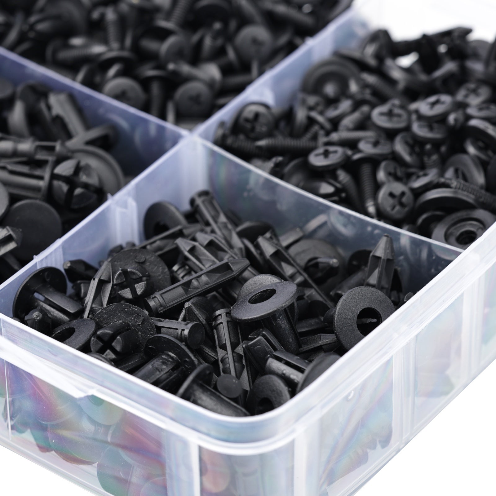 Set Clips de Fixation Voiture 620 Pièces – Nylon Résistant | 16 Tailles | Avec Outils & Boîte | Pour Carrosserie Auto - 6